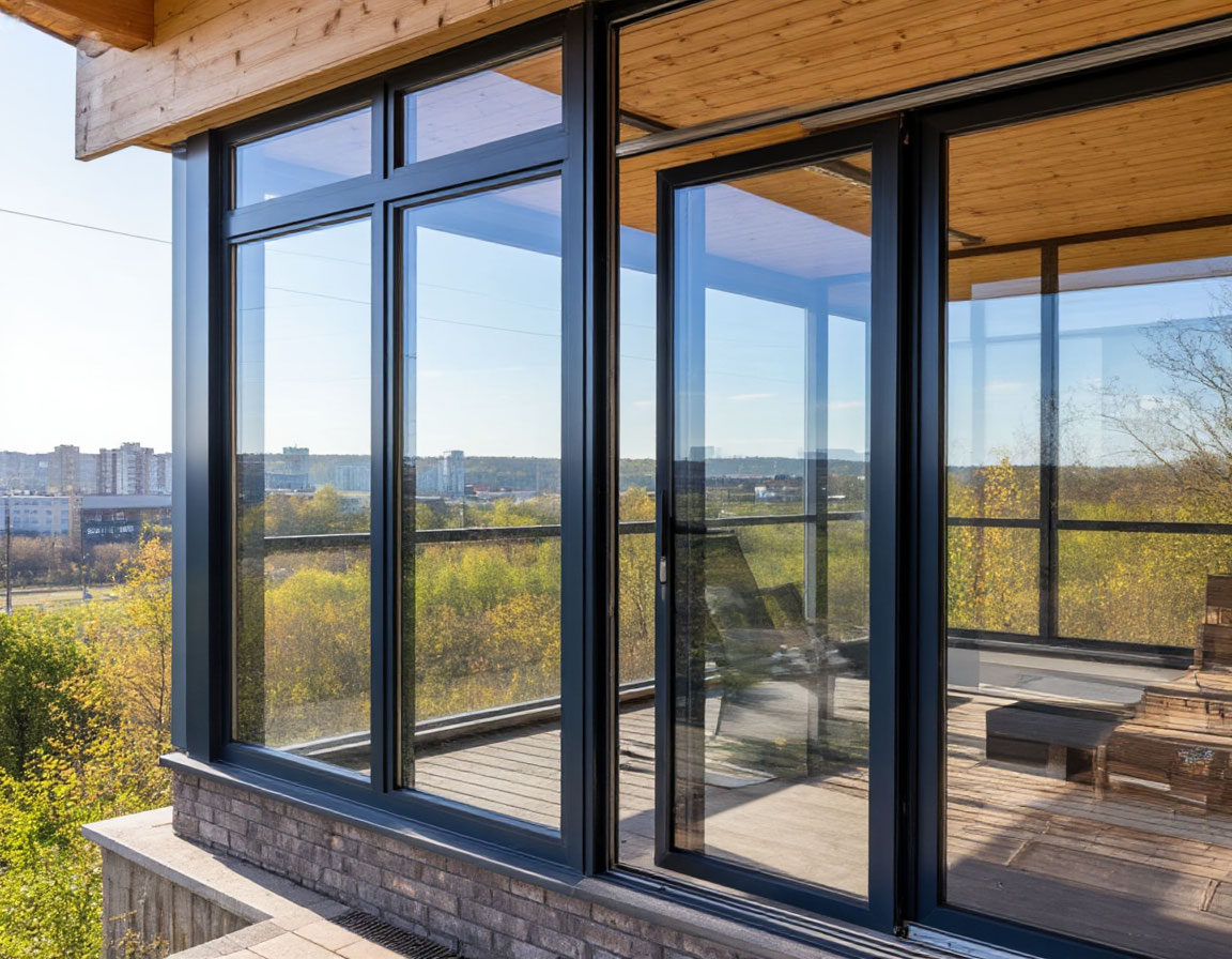 Холодное алюминиевое остекление