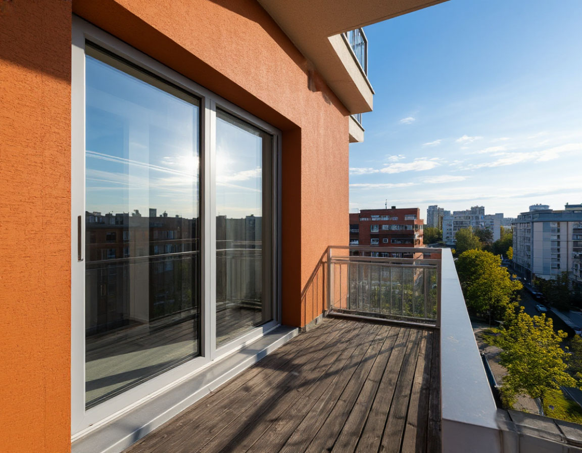 Балкон/лоджия — алюминиевое остекление